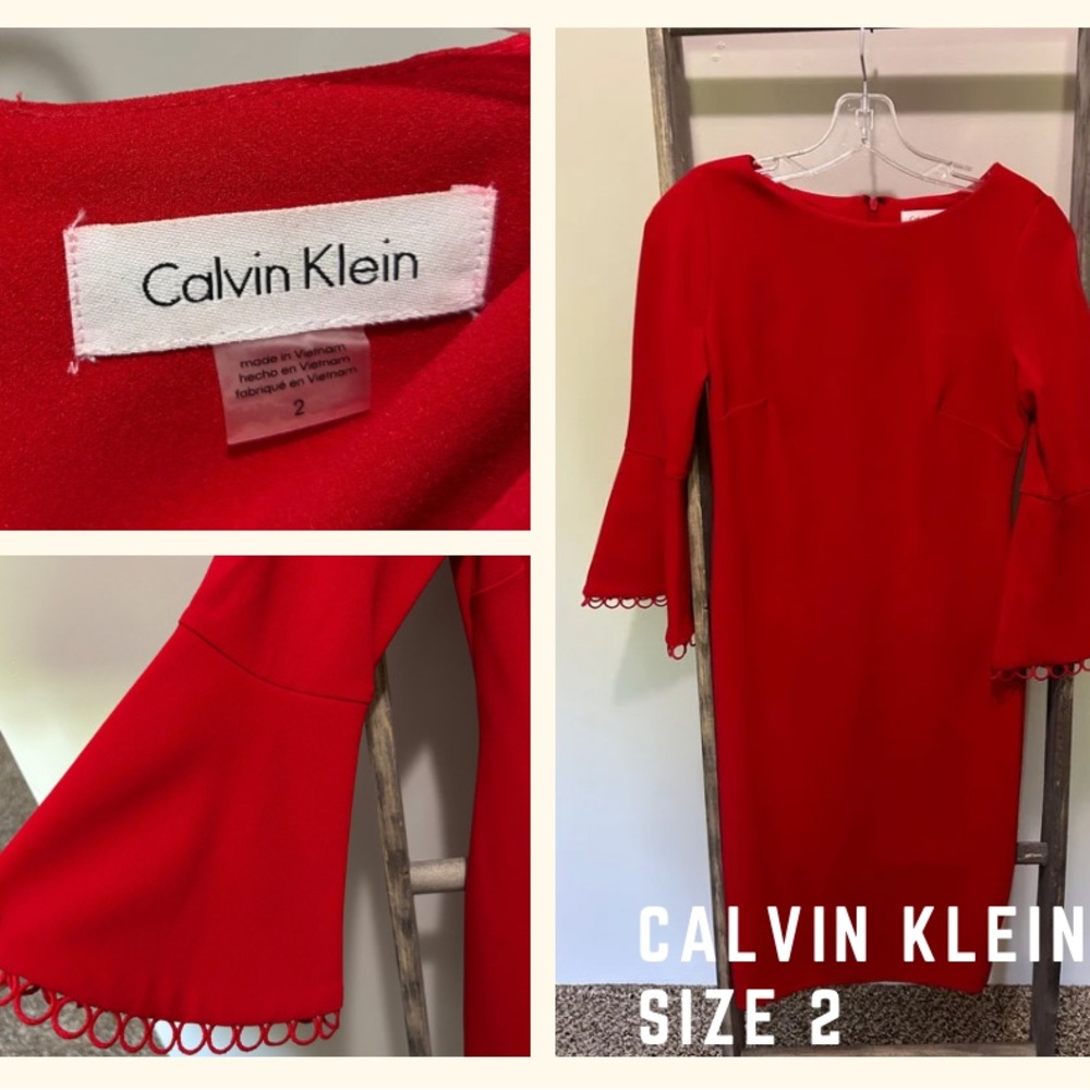 Calvin Klein Red Dress
